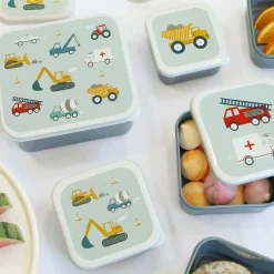 A Little Lovely Company Lunch & Snack Box Voertuigen