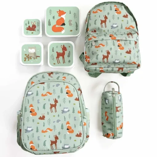 A Little Lovely Company Lunchbox & Snackbox Forest Friends
