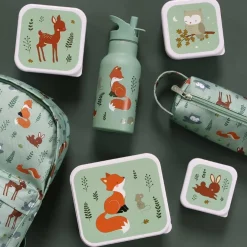 A Little Lovely Company Lunchbox & Snackbox Forest Friends