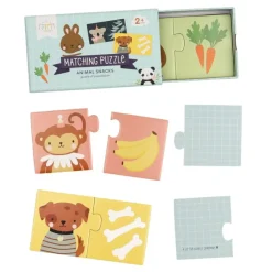 A Little Lovely Company Matching Puzzel Dieren Snacks