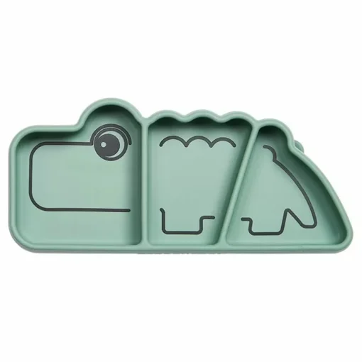 Antislip Siliconen Snackbord Croco Groen Done By Deer