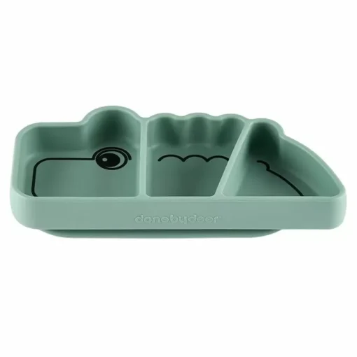 Antislip Siliconen Snackbord Croco Groen Done By Deer