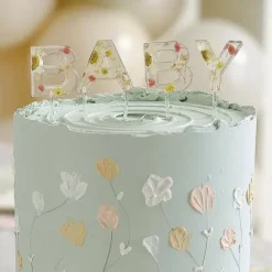 Baby Bloemen Taarttopper | Ginger Ray - Sierlijk & Natuurlijk