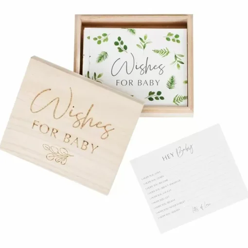 Baby Wishes In Houten Kistje Botanical Baby Ginger Ray