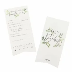 Babyshower Invulkaarten Botanical Baby (10St) Ginger Ray