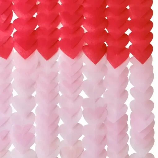 Backdrop Hartjes Rood Roze Be Mine Ginger Ray