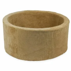 Ballenbak Xl Rond 90X40 Rib Velvet Sand Moje