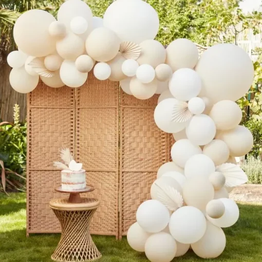 Ballonnenboog White & Cream Ginger Ray