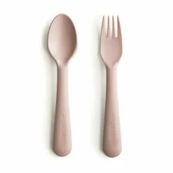 Bestek Vork En Lepel Blush Mushie