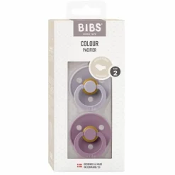 Bibs Anatomische Fopspenen Fossil Grey/Mauve