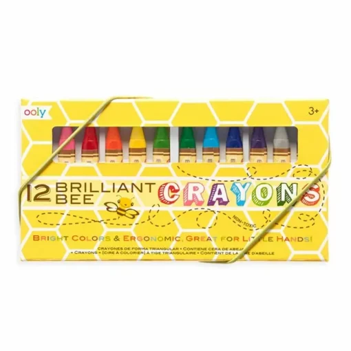 Bijenwas Krijtes Briljant Bee (12St) Ooly