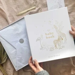Blush & Gold Invulboek My Baby Book Safari