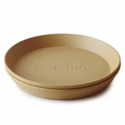 Borden Rond Mosterd (2St) Mushie