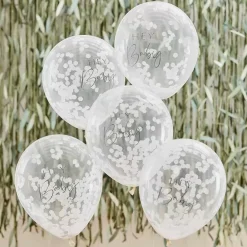 Confetti Ballonnen Hey Baby Botanical Baby (5St) Ginger Ray