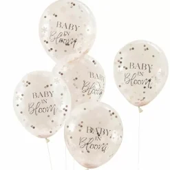 Confettiballonnen Floral Baby In Bloom (5St) Ginger Ray