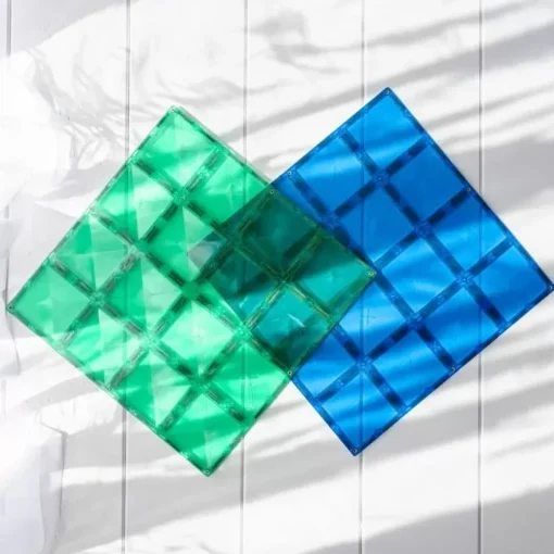 Connetix Tiles Basis Bouwplaten Rainbow (2St)