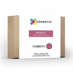 Connetix Tiles Extra Ballen Knikkerbaan Pastel (16St) | Magnetische Bouwtegels | Kidsdeco.Nl
