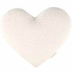 Cotton & Sweets Kussen Sheepskin Heart Vanilla