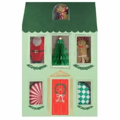 Cupcake Set Kersthuisje Meri Meri