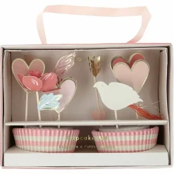 Cupcake Set Valentine Heart Meri Meri