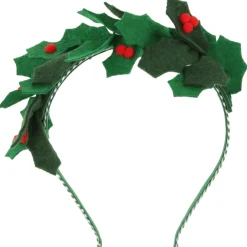 Diadeem Holly Christmas Vilt Meri Meri