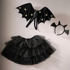 Diadeem Vleermuis Glitter Zwart Ginger Ray