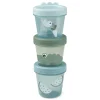 Done By Deer Babyvoeding Bewaarbakjes (3St) Croco Green