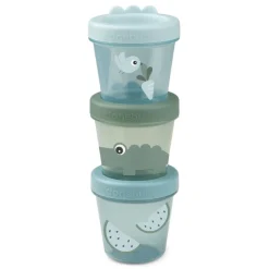 Done By Deer Babyvoeding Bewaarbakjes (3St) Croco Green