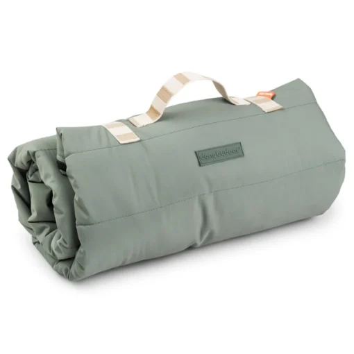 Done By Deer Gewatteerde Kinderslaapzak Croco Green