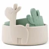 Done By Deer Siliconen Kommen (2St) Lalee Sand/Green