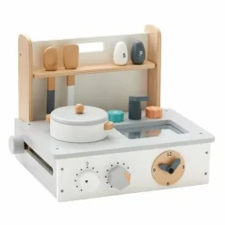 Draagbaar Houten Keukentje Naturel-Wit Kids Concept