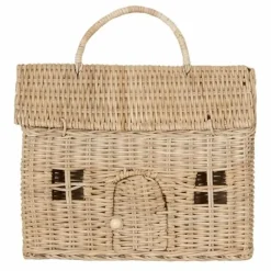Draagbaar Poppenhuisje Casa Clutch Straw Olli Ella
