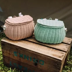 Fietsmandje Mini Chari Roze Olli Ella