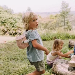 Fietsmandje Mini Chari Roze Olli Ella