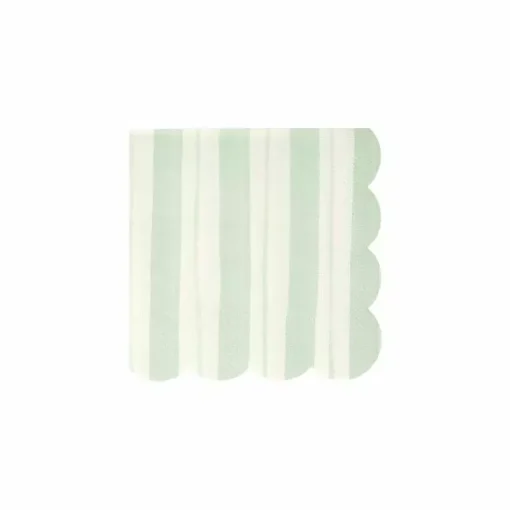 Gebaksservetten Ticking Stripe (16St) Meri Meri