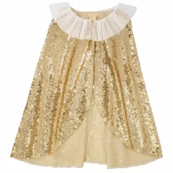 Gouden Cape En Toverstafje Pailletten Goud Meri Meri
