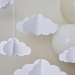 Hangdecoratie Wolken (5St) Hello Baby Ginger Ray