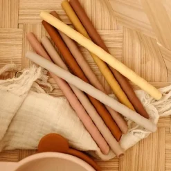 Herbruikbare Siliconen Rietjes Zoe Rose Multi (8St) Liewood