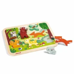 Houten Chunky Puzzel Bosdieren Janod