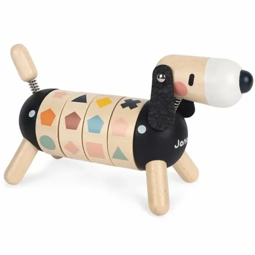 Houten Hond Met Vormen En Kleuren Sweet Cocoon Janod