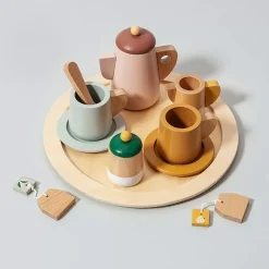 Houten Theeservies Petit Monkey