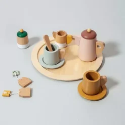 Houten Theeservies Petit Monkey