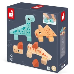 Janod Blokkenset Cubicosaurus