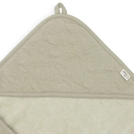 Jollein Baby Badcape Soft Waves Olive Green