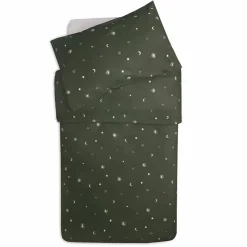 Jollein Dekbedovertrek 100X140 Stargaze Leaf Green