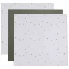Jollein Hydrofiele Doeken Stargaze Leaf Green (3St)