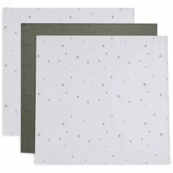 Jollein Hydrofiele Doeken Stargaze Leaf Green (3St)