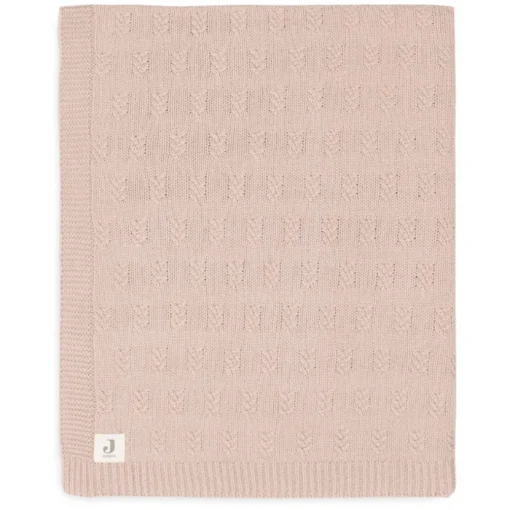 Jollein Ledikantdeken Grain Knit Wild Rose 100X150Cm
