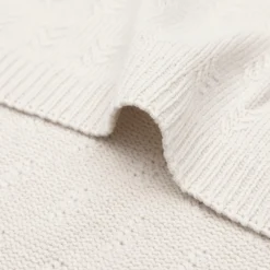 Jollein Ledikantdeken Grain Knit Oatmeal 100X150Cm
