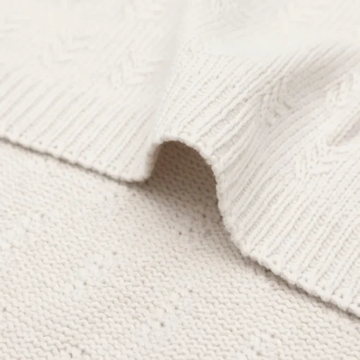Jollein Ledikantdeken Grain Knit Oatmeal 100X150Cm